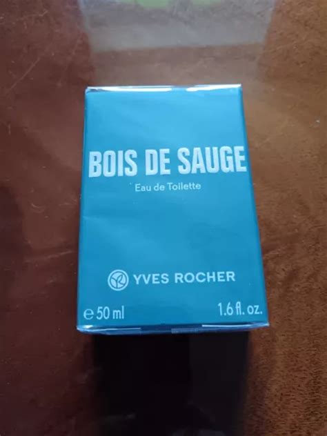 YVES ROCHER Eau De Toilette BOIS DE SAUGE Vapo 50ml Neuf Sous Blister