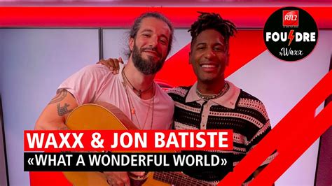 Jon Batiste Et Waxx Interpr Tent What A Wonderful World En Live Dans