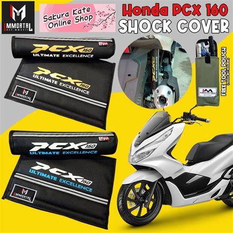 Honda PCX 160 Shock Cover 1pair By IMMortal Motobag Shopee Philippines