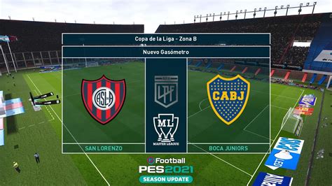 PES 2021 Liga Master 307 San Lorenzo Vs Boca Juniors Fecha 13