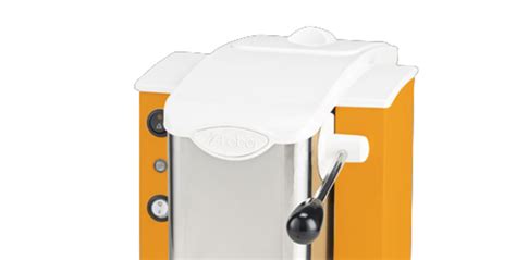 Faber Machine A Cafe A Dosettes Slot Inox Blanc Orange 1 3 L