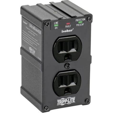 Tripp Lite Isobar Ultrablok Premium 2 Outlets Surge Suppressor Hardware Nation