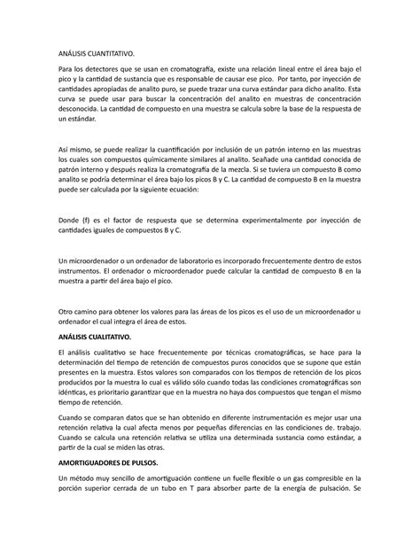 Parte 3 Resumen Analisis cuantitativo y sus requerimientos y técnicas