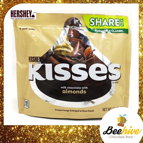 Hershey S Kisses Creamy Milk Chocolate With Almond 315g