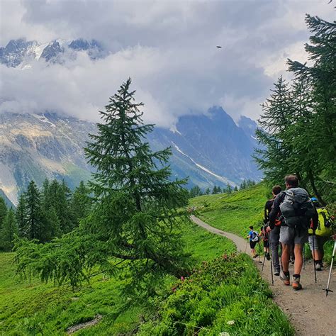 Tour Du Mont Blanc En Bivouac Jours Trekking Mont Blanc