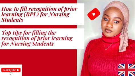 How To Fill Recognition Of Prior Learning Rpl For Nursing Students