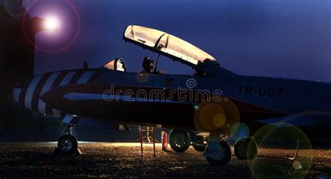 Newark Air Museum Nottinghamshire Uk March 2022 Night Image