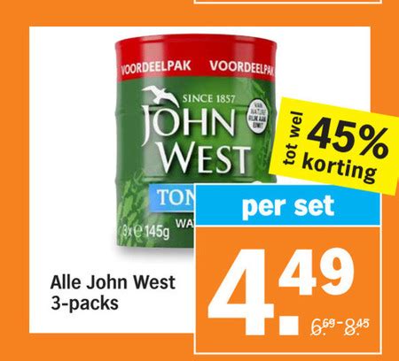 John West Tonijn In Blik Folder Aanbieding Bij Albert Heijn Details