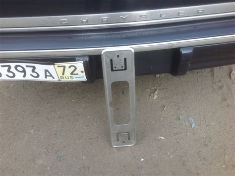 Номерная рамка на задний бампер — Chrysler New Yorker (13G), 3,3 л ...