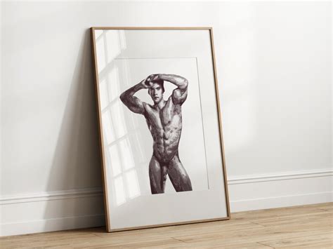 Gay Art Prints Set Of Queer Artwork Print Black And White Etsy