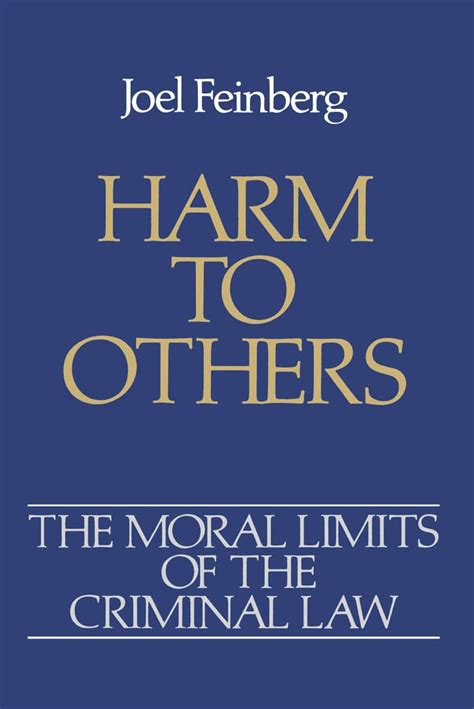 Amazon Harm To Others Moral Limits Of The Criminal Law