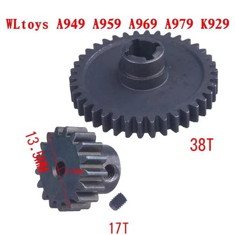 Pe As De Atualiza O Para Wltoys Motor Pinion Gear T Reduction Diff