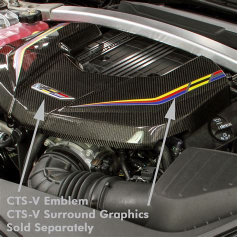 2016 19 Cadillac Cts V Carbon Fiber Engine Cover Nowicki Autosport