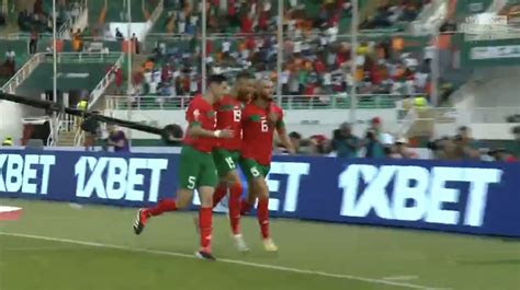 1 0 Morocco ROMAIN SAISS OPENS THE SCORE VS TANZANIA المسلسل