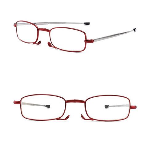 Foldable Anti Blue Light Reading Glasses For Men And Women Glasses Blue Light Blocking Rimless