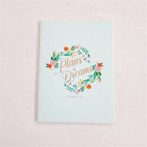 Cuaderno Plans And Dreams Decorline Moritas Libreria