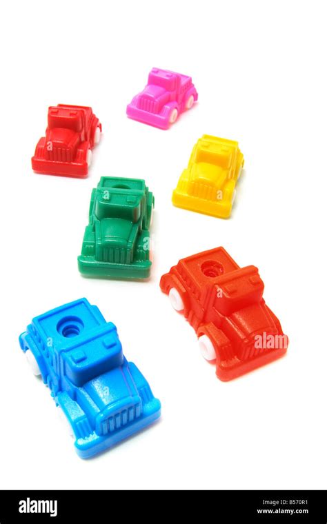 Plastic Toy Cars Stock Photo Alamy