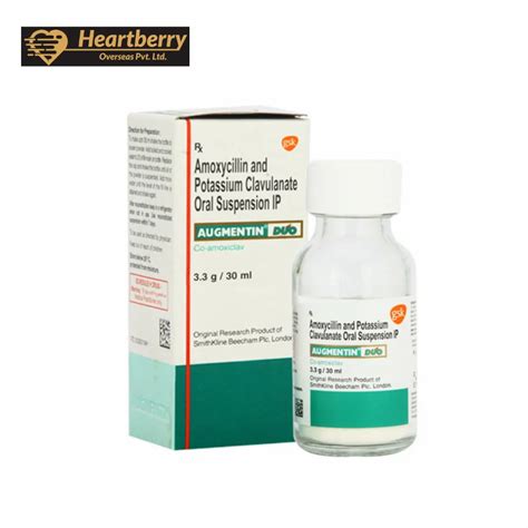 Augmentin Syrup Amoxcycillin Potassium Clavulante Exporter In