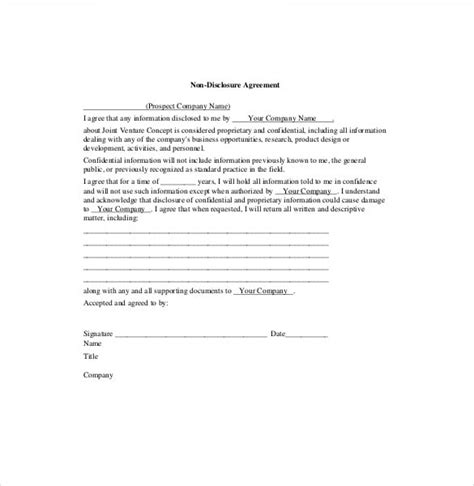 Joint Venture Mou Template Pdf Template