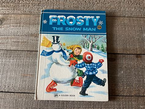 1978 Frosty the Snowman Book // Oversized Large Golden Book - Etsy