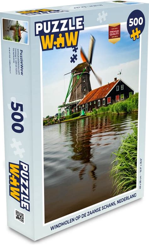 Puzzel Windmolen Op De Zaanse Schans Nederland Legpuzzel Puzzel