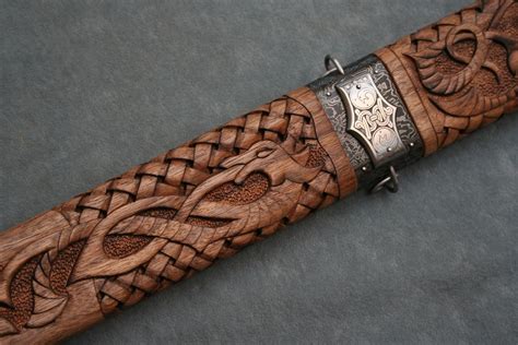 Double Edged Damascus Sword