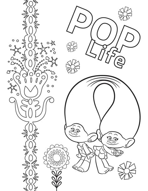 Trolls World Tour coloring pages - YouLoveIt.com