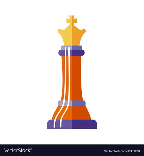 King chess piece Royalty Free Vector Image - VectorStock