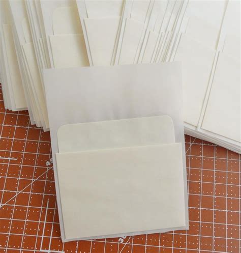 20 Library Card Pockets Self Adhesive Low Back Etsy
