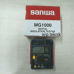 Jual Sanwa Mg Digital Insulation Tester Megger Kv Mg Asli