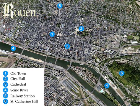 Rouen General Map Lr French Moments