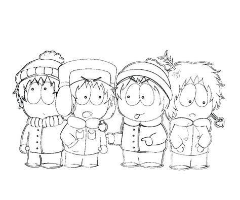 South Park Coloring Pages At Getdrawings Free Download