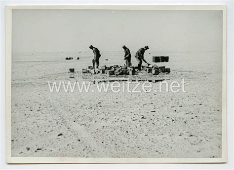 Wehrmacht Pressefoto Angeh Rige Des Deutschen Afrikakorps Heer