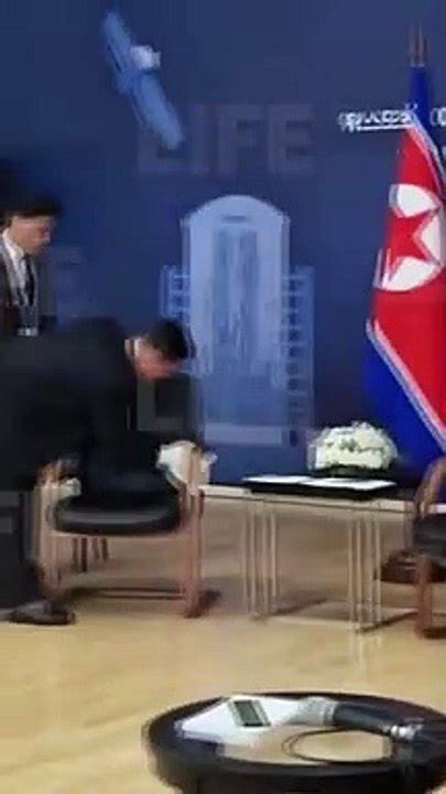 Kuzey Kore Lideri Kim Jong Un Un Koltu U Putin Ile G R Mesinden Nce