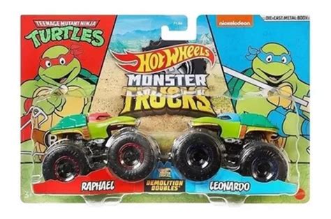 Monster Truck Tortugas Ninja Rafael Leonardo Hot Wheels Meses Sin Inter S