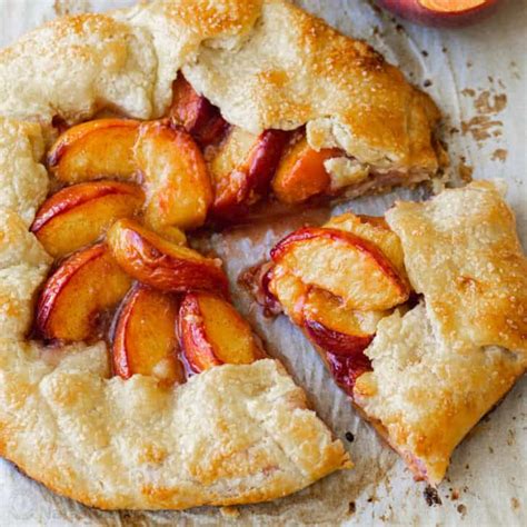 Easy Peach Galette Recipe Video