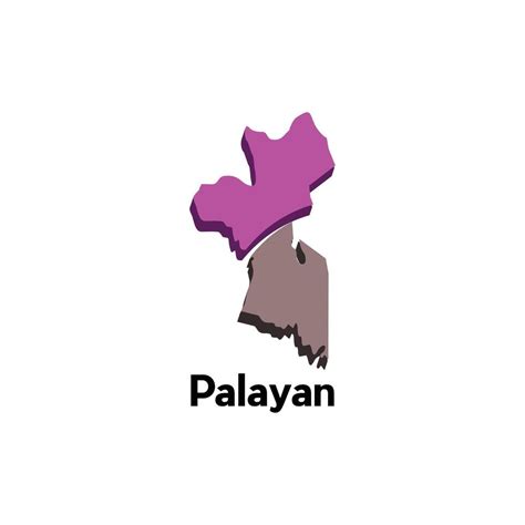 Palayan map. map of Philippines capital Country colorful design, illustration design template on ...