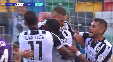 Udinese Fiorentina 1 0 Sintesi Della Partita VIDEO Quando Facundo