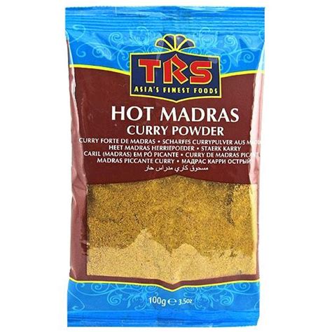 Madras Curry Hot Trs 100g Taste Of Asia