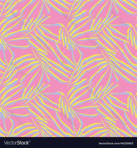 Tropical leaf seamless pattern design Royalty Free Vector