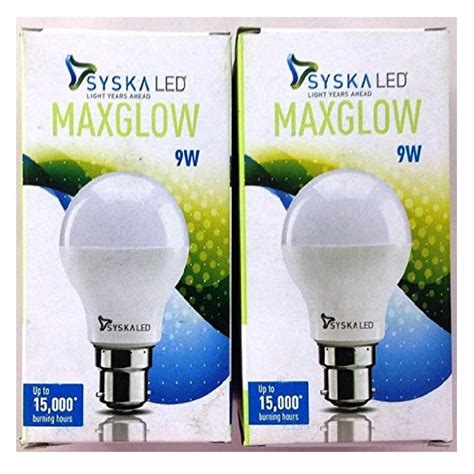 9W Syska Maxglow LED Bulb Cool Daylight At Rs 70 Piece In Kolkata ID