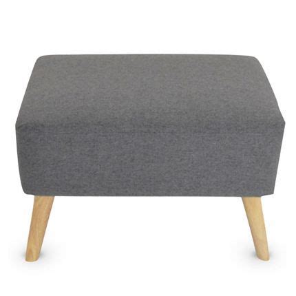 Pouf Repose Pieds Design Scandinave Holm Gris Fonc Cm D Co Fr