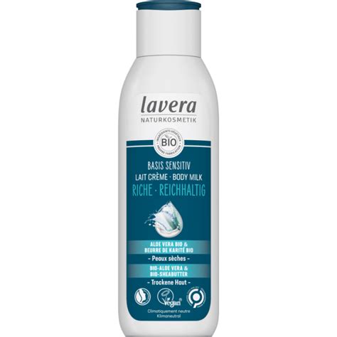 Lavera Basis Sensitiv Body Milk Reichhaltig Aloe Vera Sheabutter