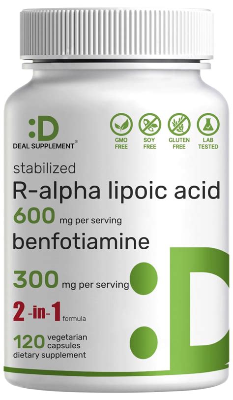 R-Alpha Lipoic Acid 600 mg: Benefits and Uses Explained
