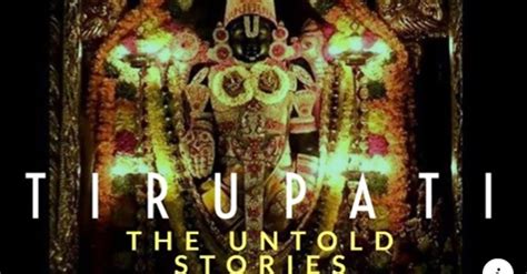 The UNTOLD STORY OF TIRUPATI BALAJI – Punditsrini