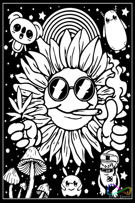 Dope Coloring Book Pages