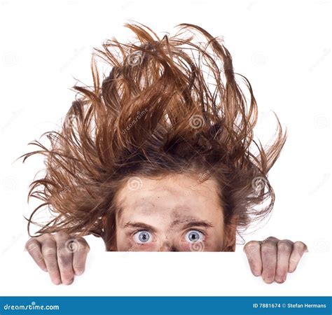 Bad Hair Day Banner Stock Photo Image Of Funny Camera 7881674