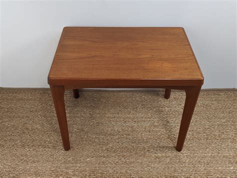 Danish Mid Century Modern Teak End Table Vejle Stole Epoch