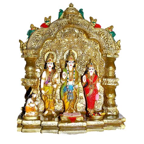 Buy MARVELLOUS Ram Darbar Statue Lord Rama Laxman Sita Ganesha Hanuman