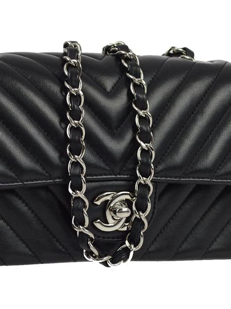 Chanel Pre Owned Small Classic Flap Shoulder Bag Black Farfetch